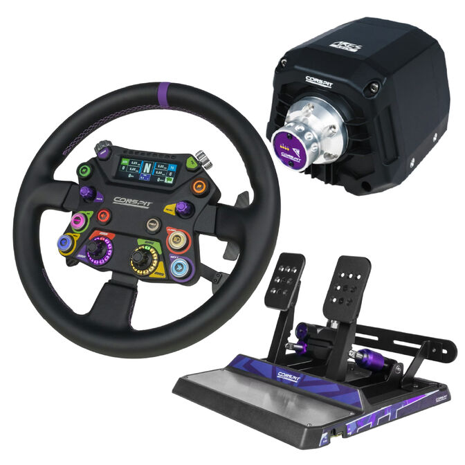 Bundle Conspit Volante 310 APEX ARGB + Base Direct Drive ARES APEX 8nm + Pedais CPP APEX 2 image number 0