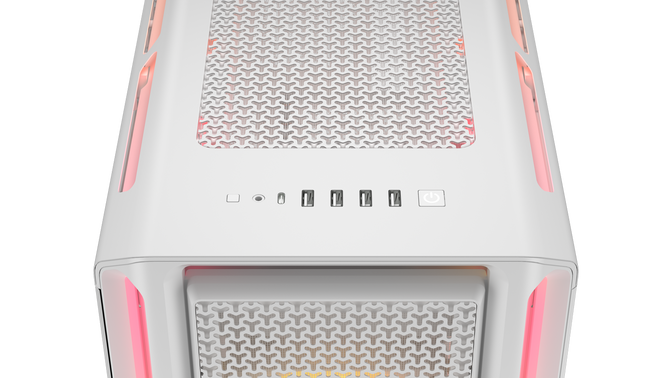 Caixa E-ATX Corsair 5000T LX ARGB Branca Vidro Temperado image number 4