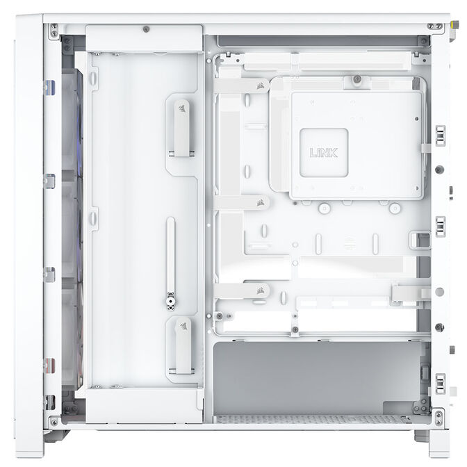 Caixa E-ATX Corsair 4000X RS ARGB Branca Vidro Temperado image number 4