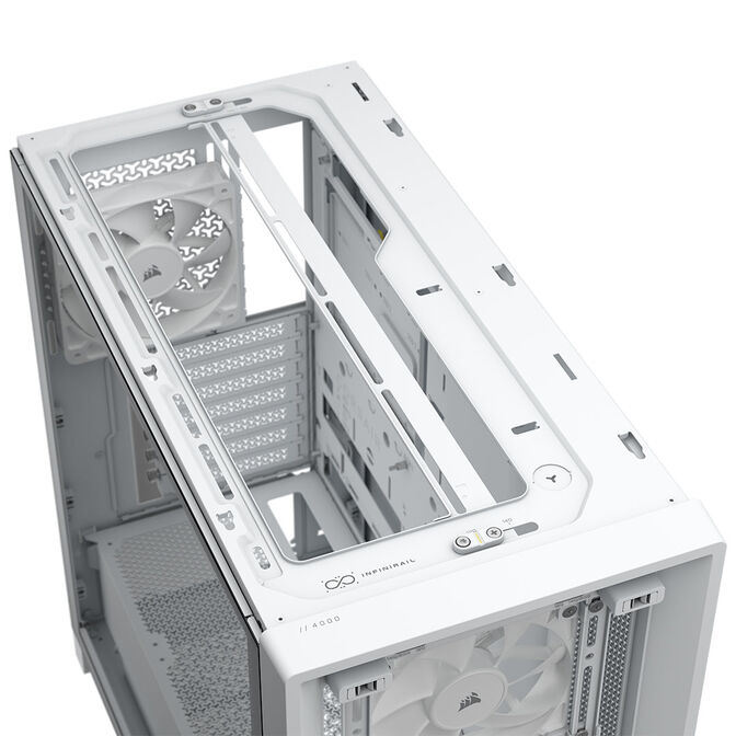 Caixa E-ATX Corsair 4000X RS ARGB Branca Vidro Temperado image number 6