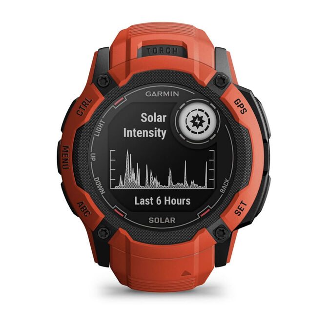 Smartwatch Garmin Instinct 2X Solar 50mm Vermelho image number 1