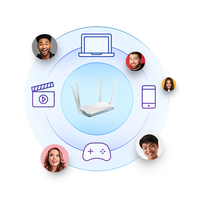 Router D-Link EAGLE PRO AI G403 N300 4G Smart Router image number 4