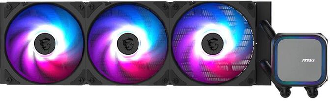 Water Cooler CPU MSI MAG CORELIQUID A13 360mm ARGB Preto image number 1