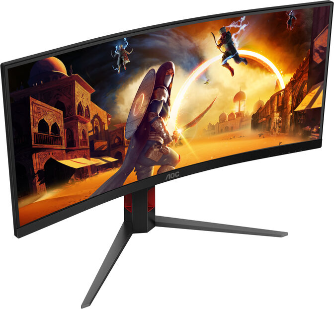 Monitor Curvo AOC Gaming 34" CU34G4 Fast VA WQHD 180Hz 0.5ms image number 3