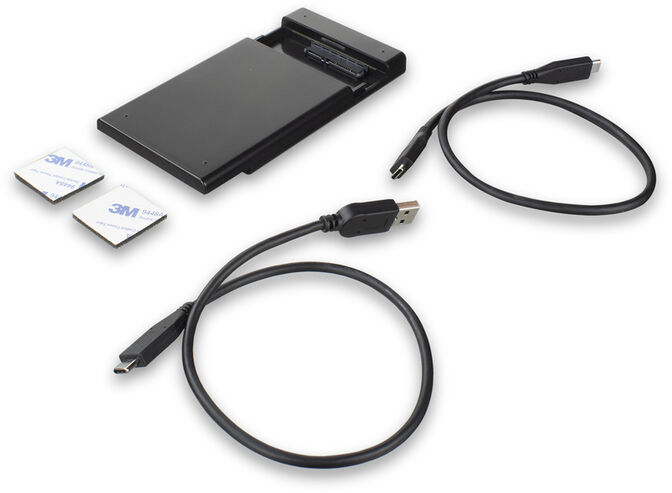 Caixa HDD/SSD Ewent 2.5" USB-C 3.2 Gen2 SATA HDD/SSD image number 3