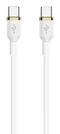Cabo USB-C Ewent EC1093 Silicone PD240W 480Mbps 1m Branco