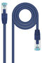 Cabo de Rede Nanocable RJ45 LSZH CAT.7 600MHZ SFTP AWG26 30 CM Azul