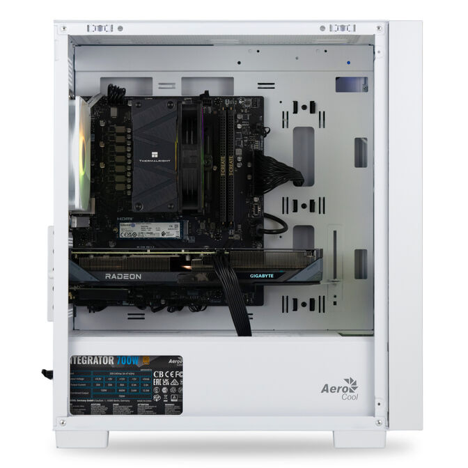 Computador AURA Gamer-PC Ryzen 5 7500F 32GB DDR5 1TB RX 9060 XT 16GB WiFi W11 image number 1