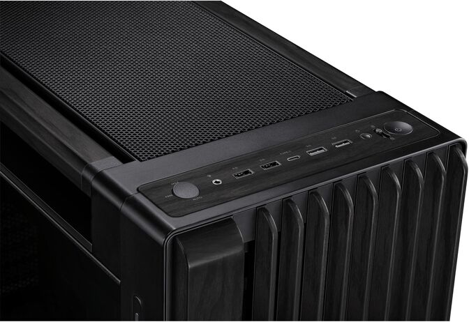 Caixa E-ATX Asus ProArt PA602 Wood Edition Preta image number 6