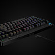 Teclado Logitech G PRO RGB Lightsync GX Blue Clicky Preto (US) image number null