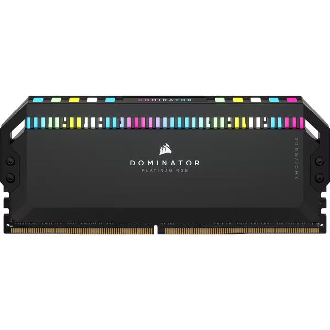 Corsair Kit 32GB (2 x 16GB) DDR5 6200MHz Dominator Platinum RGB Black CL36 image number 1