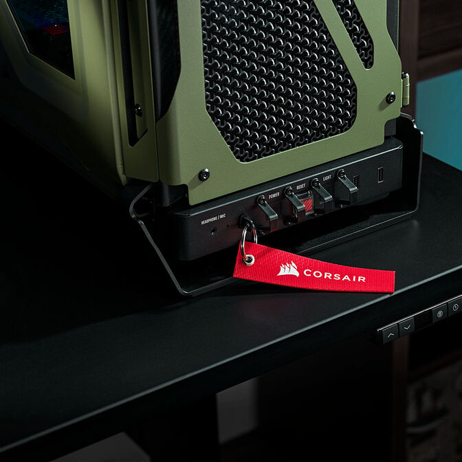 Caixa E-ATX Corsair WARTHOG Perfomance Verde Militar Vidro Temperado image number 24