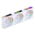 Ventoinha Jonsbo ZC-360  RGB Single-Frame LCD Brancas - Tripla Ventoinha 120mm ( 360mm ) image number null