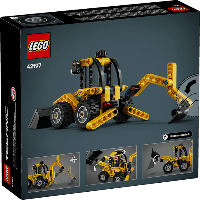 LEGO Technic: Retroescavadora, 104 Pe&ccedil;as (42197) image number 1