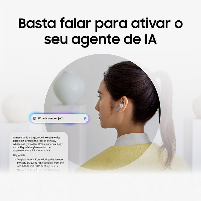 Earbuds Samsung Galaxy Buds 4 Pro Bluetooth Preto image number 5