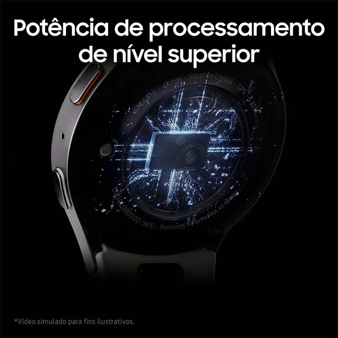 Smartwatch Samsung Galaxy Watch 7 44mm LTE Prateado image number 5