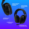 Headset Logitech G321 Lightspeed Wireless Preto image number null