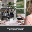 Webcam Logitech Brio 500 Full HD 1080p USB-C Branco image number null