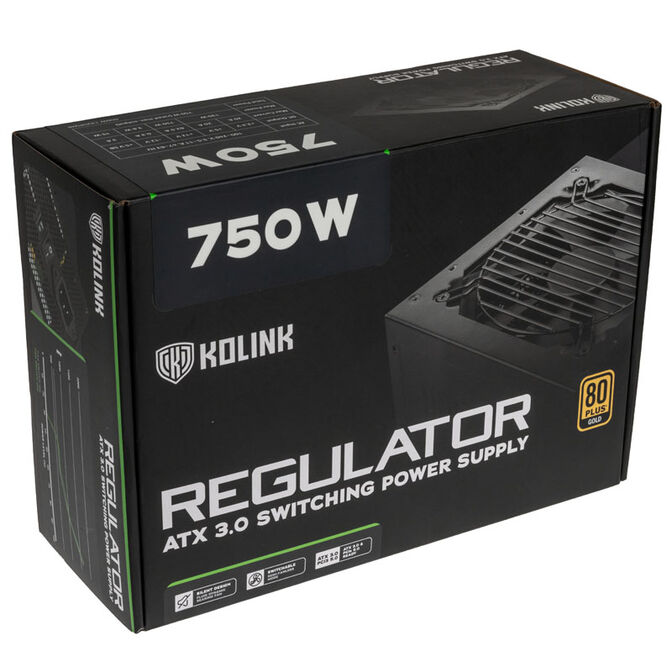 Fonte Modular Kolink Regulator 750W Gen5. 80+ Gold image number 7