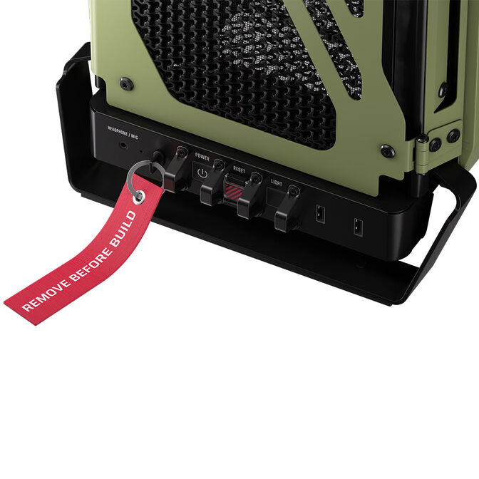 Caixa E-ATX Corsair WARTHOG Perfomance Verde Militar Vidro Temperado image number 11