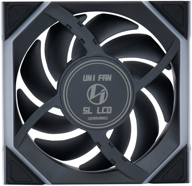 Ventoinha Lian Li UNI FAN SL120 LCD Wireless RGB Reverse Blade PWM Preto 120mm (Pack 3) image number 5