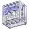 Caixa ATX Jonsbo X400 Vidro Temperado Curvo Branco image number null