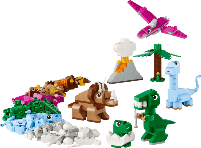 LEGO Classic: Dinossauros Criativos, 450 Pe&ccedil;as (11041) image number 3