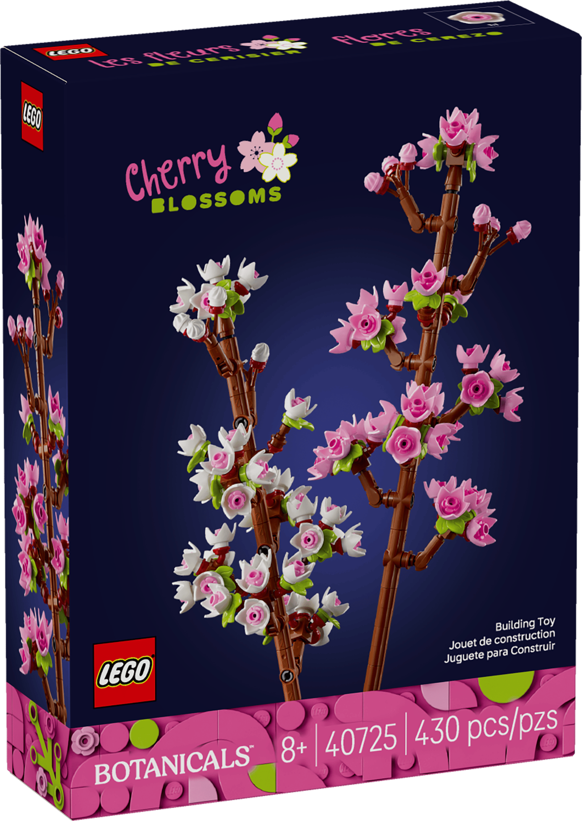 LEGO Botanicals: Cerejeiras, 430 Peças (40725)