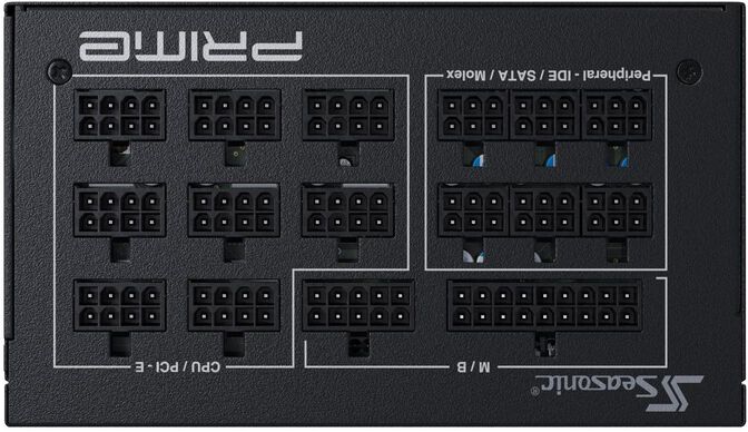 Fonte Modular Seasonic PRIME TX 1300W 80+ Titanium ATX 3.0 image number 2