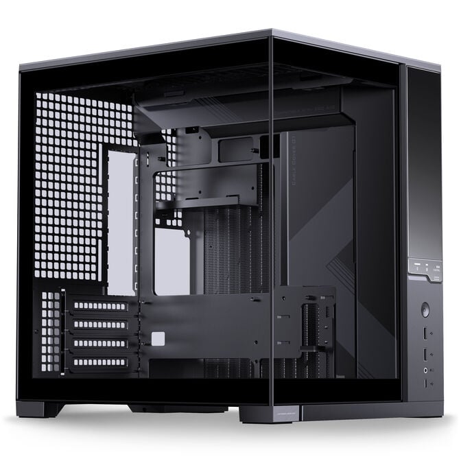 Caixa Micro-ATX Jonsbo D34 Vidro Temperado Preto image number 0