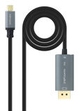 Cabo Conversor Nanocable USB-C/M > DisplayPort/M 8K 2 M Preto image number null