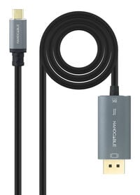 Cabo Conversor Nanocable USB-C/M > DisplayPort/M 8K 2 M Preto