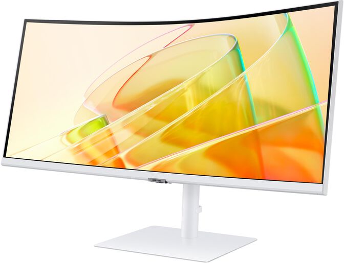 Monitor Curvo Samsung ViewFinity S6 34" S65TC VA UWQHD 100Hz FreeSync Thunderbolt 4 KVM Branco image number 1