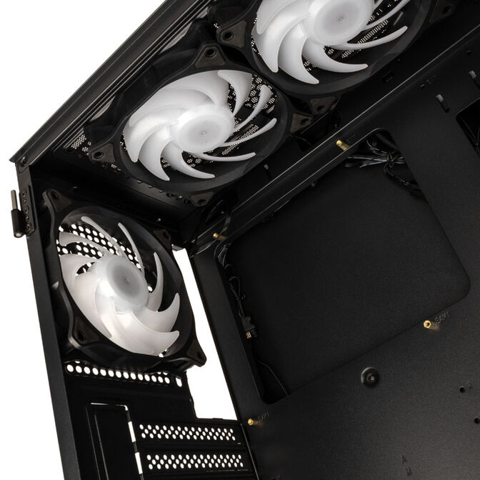 Caixa ATX Kolink Observatory MX Glass ARGB Preto/Branco image number 8