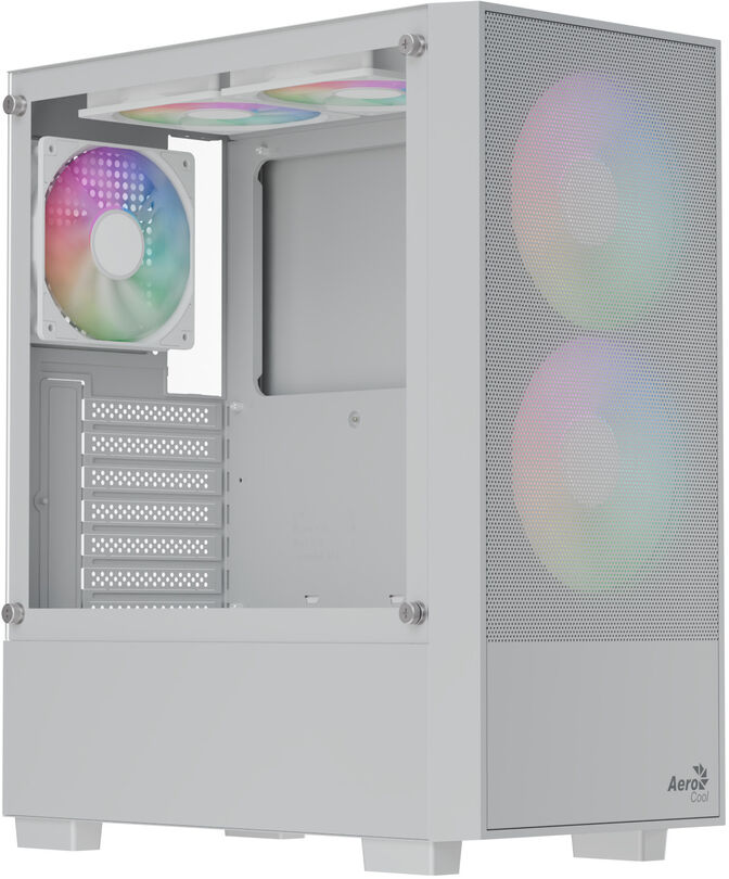 Caixa ATX Aerocool B508A Flow ARGB Vidro Temperado Branco image number 0