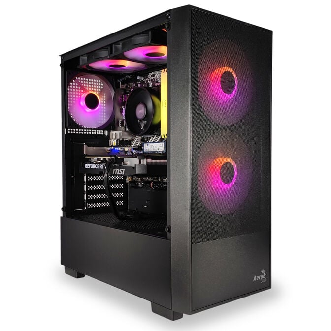 Computador AURA Gamer-PC TEAM 7 EDITION Ryzen 5 7500F 32GB DDR5 1TB RTX 5060 WiFi W11 image number 1