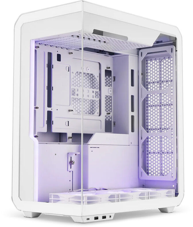 Caixa ATX Ssupd Xhuttle Branco Vidro Temperado image number 0