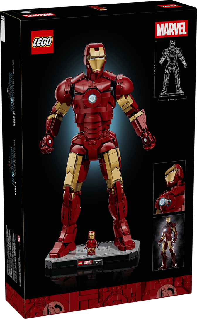 LEGO Marvel: Iron Man Mark 3, 1297 Pe&ccedil;as (76344) image number 1
