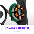 Ventoinha NZXT F240X Perfomance RGB Single-Frame Pretas - Dupla Vento&iacute;nha 120mm (240mm) image number null