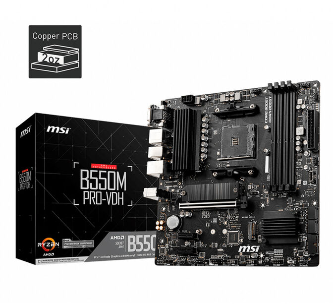 Motherboard MSI B550M PRO-VDH image number 0