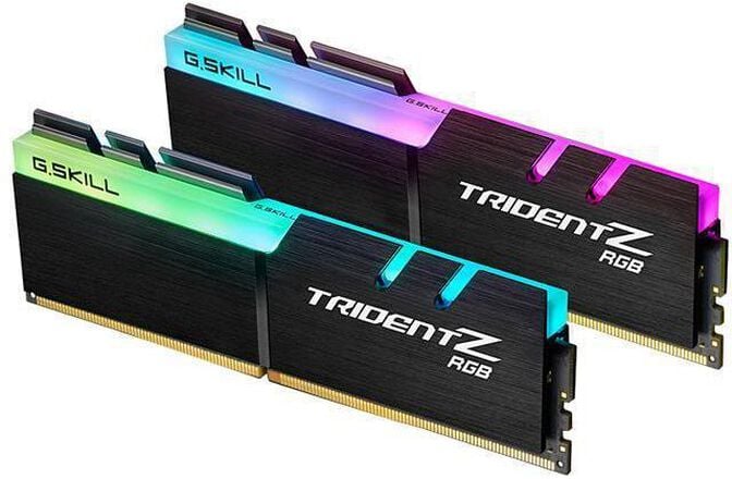 G.Skill Kit 32GB (2 x 16GB) DDR4 3200MHz Trident Z RGB (For AMD) CL16 image number 0