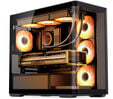 Caixa Micro-ATX Jonsbo D300 Vidro Temperado Preto image number null