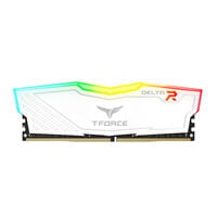 Team Group Kit 16GB (2 x 8GB) DDR4 3200MHz Delta RGB Branco CL16 V2