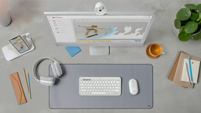 Rato Logitech Pebble 2 M350s Bluetooth Branco image number 24