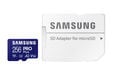 Cart&atilde;o Samsung PRO Plus MicroSDXC UHS-I C10 U3 V30 256GB A2 + Adaptador SD image number null