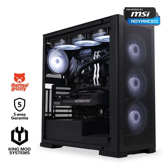 Computador Mach 6 Gamer-PC Powered by MSI Ryzen 7 9800X3D 32GB DDR5 2TB RTX 5080 WiFi W11 Bonus