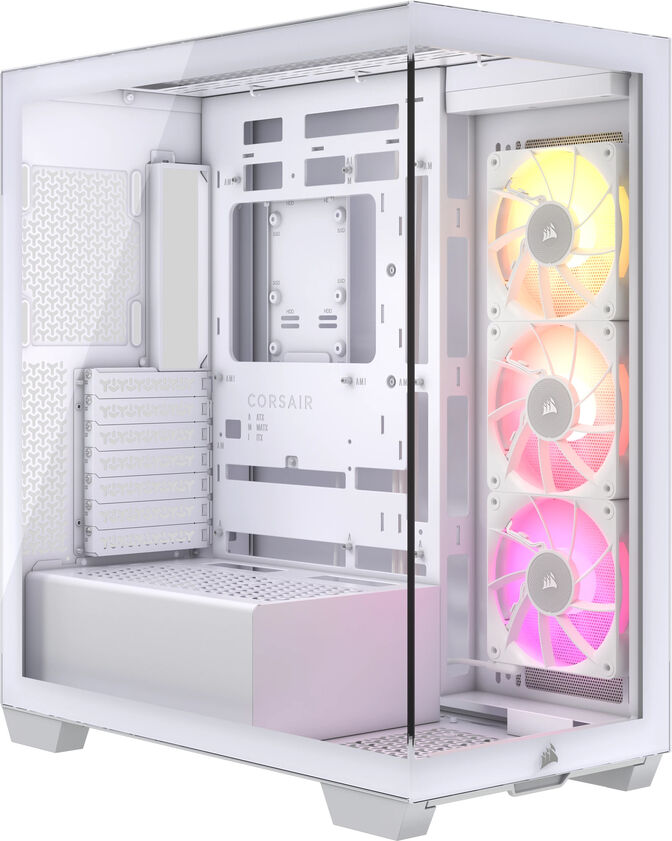 Caixa ATX Corsair iCUE LINK 3500X RGB Branca Vidro Temperado image number 0