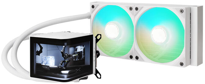 Water Cooler CPU TRYX Panorama 240 ARGB Branco image number 2