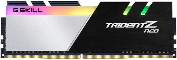 G.Skill Kit 32GB (2 x 16GB) DDR4 3200MHz Trident Z Neo RGB CL16 image number 1