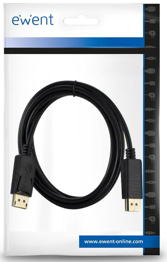 Cabo DisplayPort Ewent DisplayPort 1.4 AWG30 8K@60Hz / 4K@120Hz 1 M image number 2